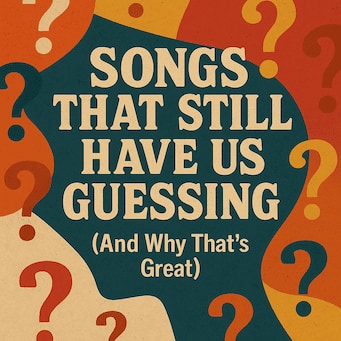 Abstract image representing songs that have us guessing